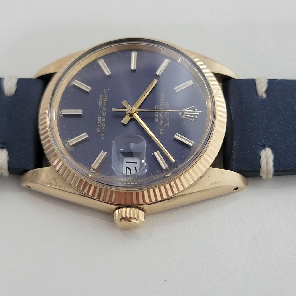 Rolex Oyster Perpetual Date 1503 Oro 14k 35mm Hombre Automático 1960 RA264C en venta 1