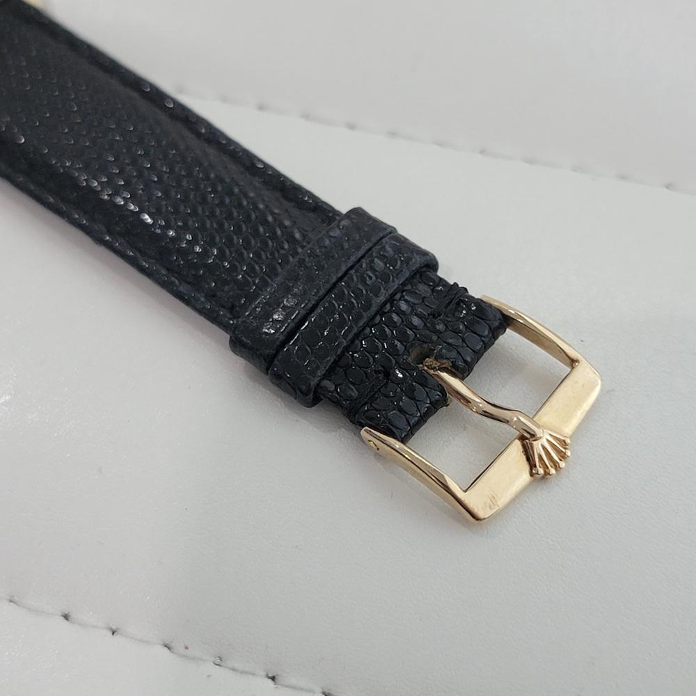 Rolex Oyster Perpetual Date 1503 Oro 14k 35mm Uomo Automatico 1960 RA264C in vendita 4