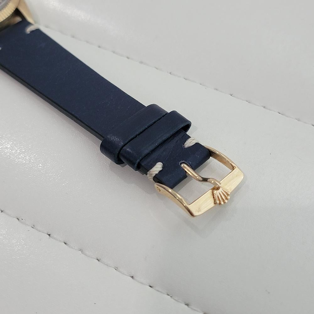 Rolex Oyster Perpetual Date 1503 Oro 14k 35mm Hombre Automático 1960 RA264C en venta 4