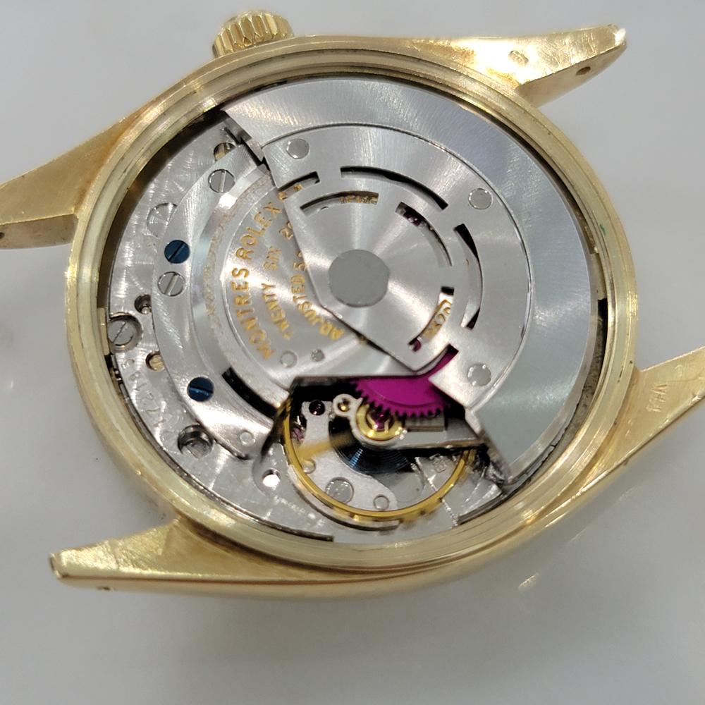 Rolex Oyster Perpetual Date 1503 35mm Oro macizo 14k Automático para caballero 1970 RA674 en venta 7