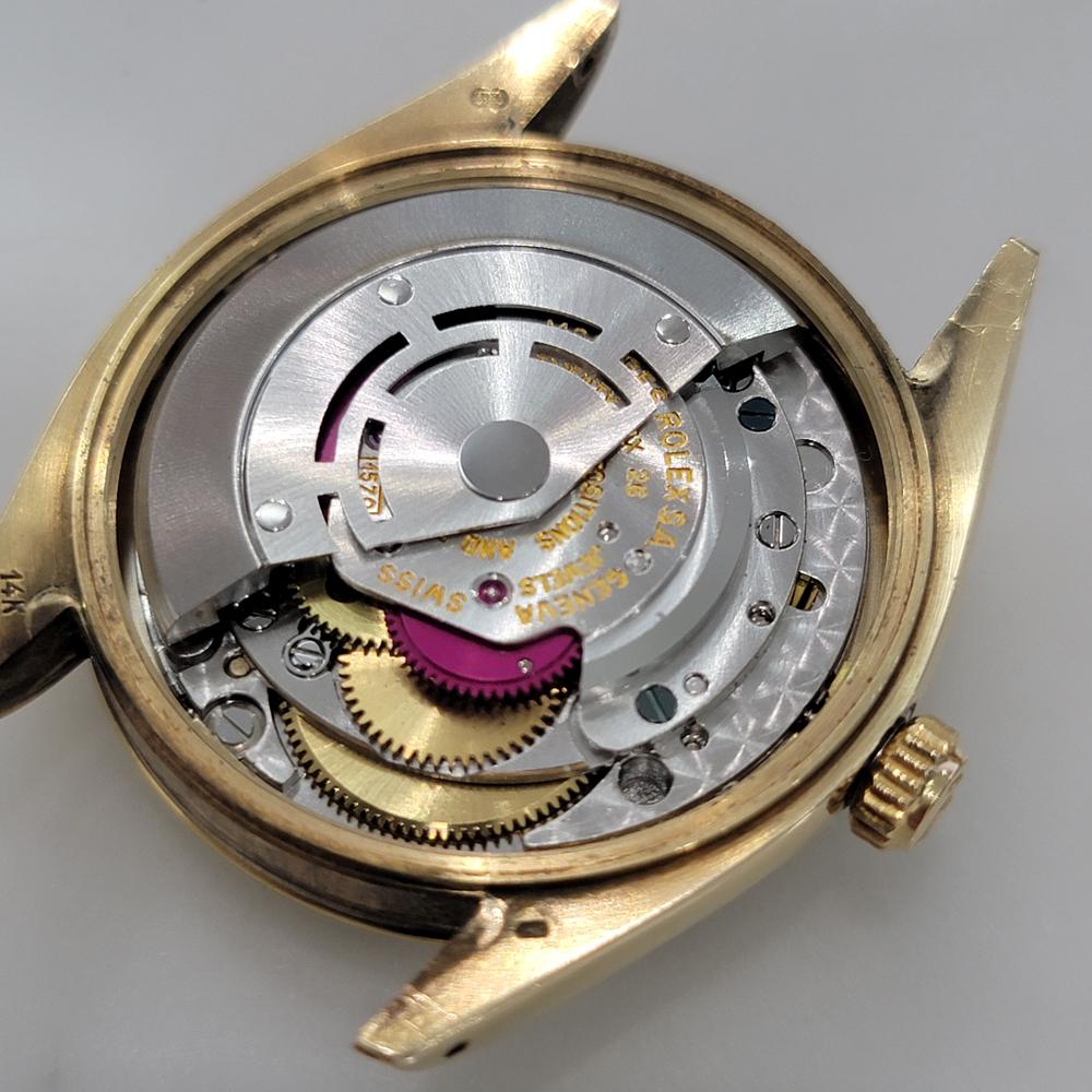 Rolex Oyster Perpetual Date 1503 35mm Hombre Oro macizo 14k Años 70 Automático RA680 8