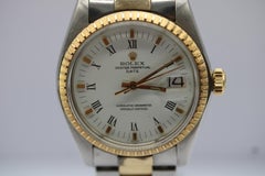 Rolex Oyster Perpetual Date 15053  Buckley Dial  1980  Box & Papers