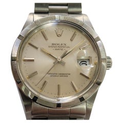Rolex Oyster Perpetual Date 1510 35mm Mens 1980s Automatic All Original RA753