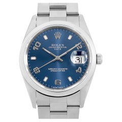 Rolex Oyster Perpetual Date 15200 Blue Dial P Series Used Men's Watch