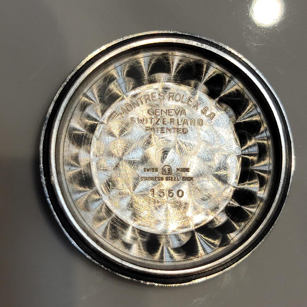 Rolex Oyster Perpetual Date 1550 18k Gold Bezel Mens 34mm 1970s Automatic RA710 en venta 8