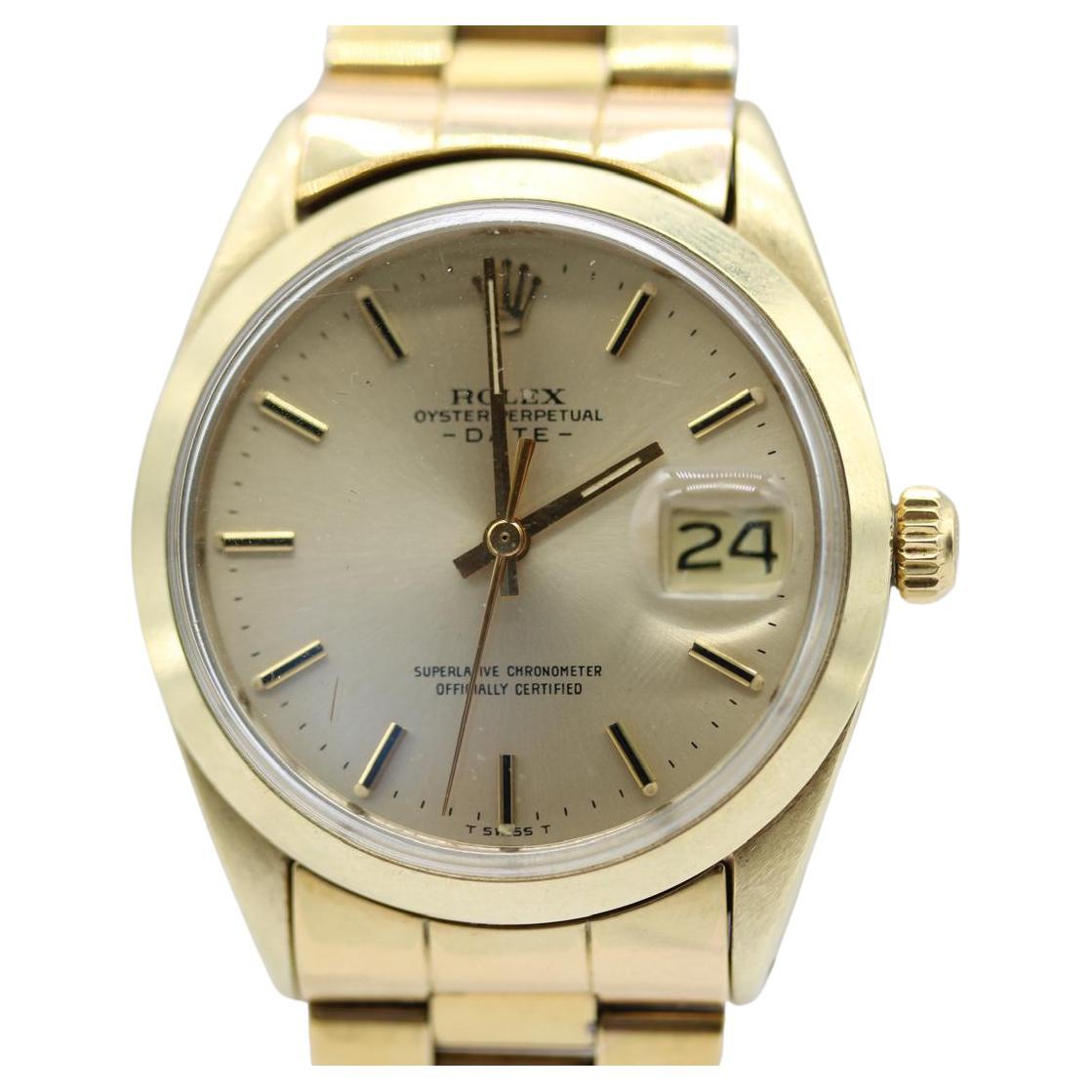 Rolex Oyster Perpetual Date 1550 Dorado - 1971