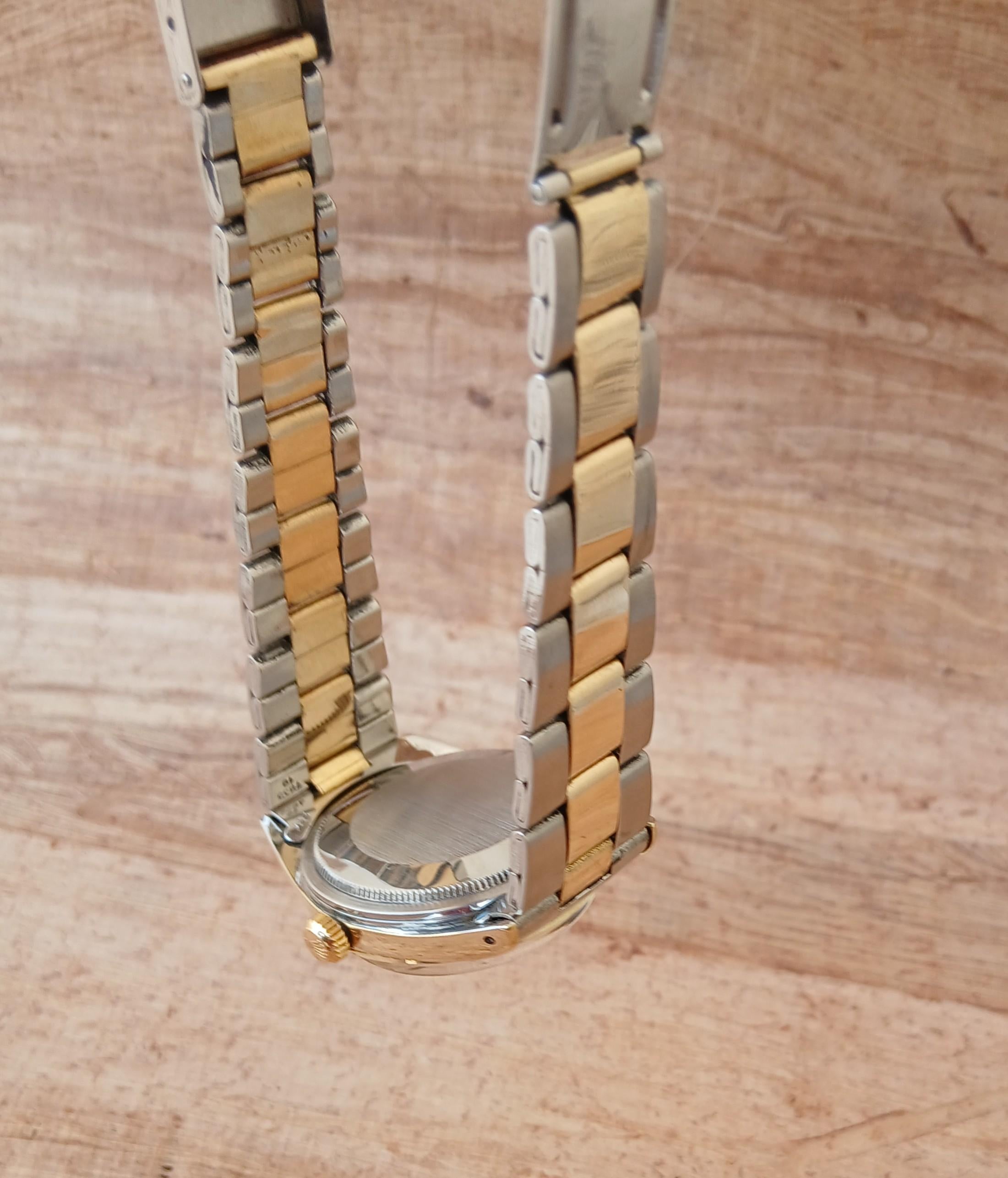 Rolex Oyster Perpetual Date 1550 Gold Shell 18K  Gold SS Two Tone Automatic 2