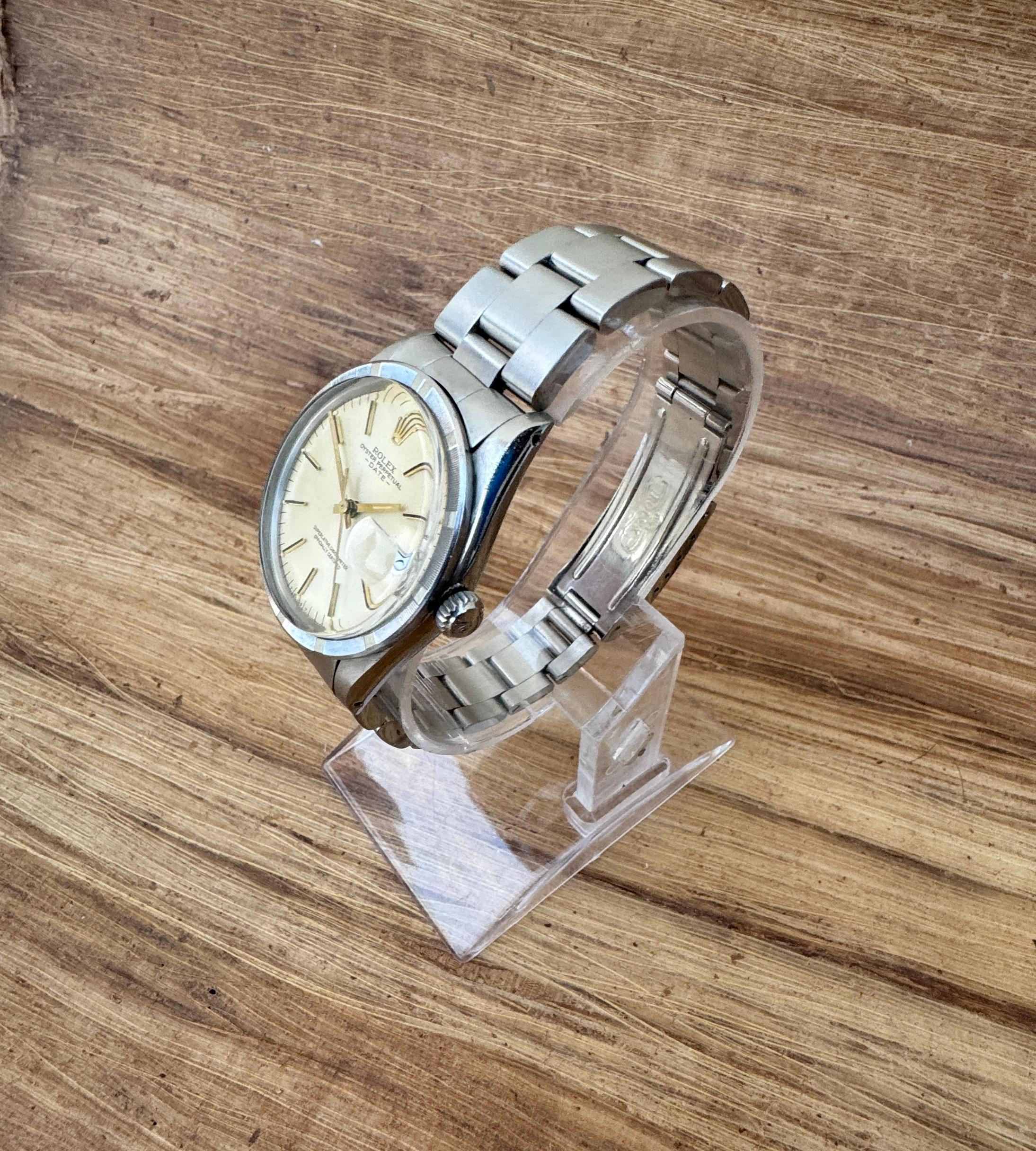 Men's Rolex Oyster Perpetual Date 1983 reference 15010 Watch For Sale