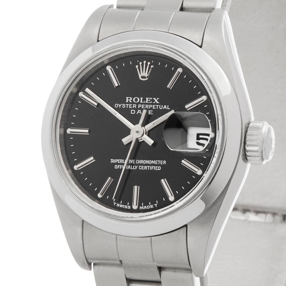 Rolex Oyster Perpetual Date 26 69160 In Excellent Condition In Bishop's Stortford, Hertfordshire