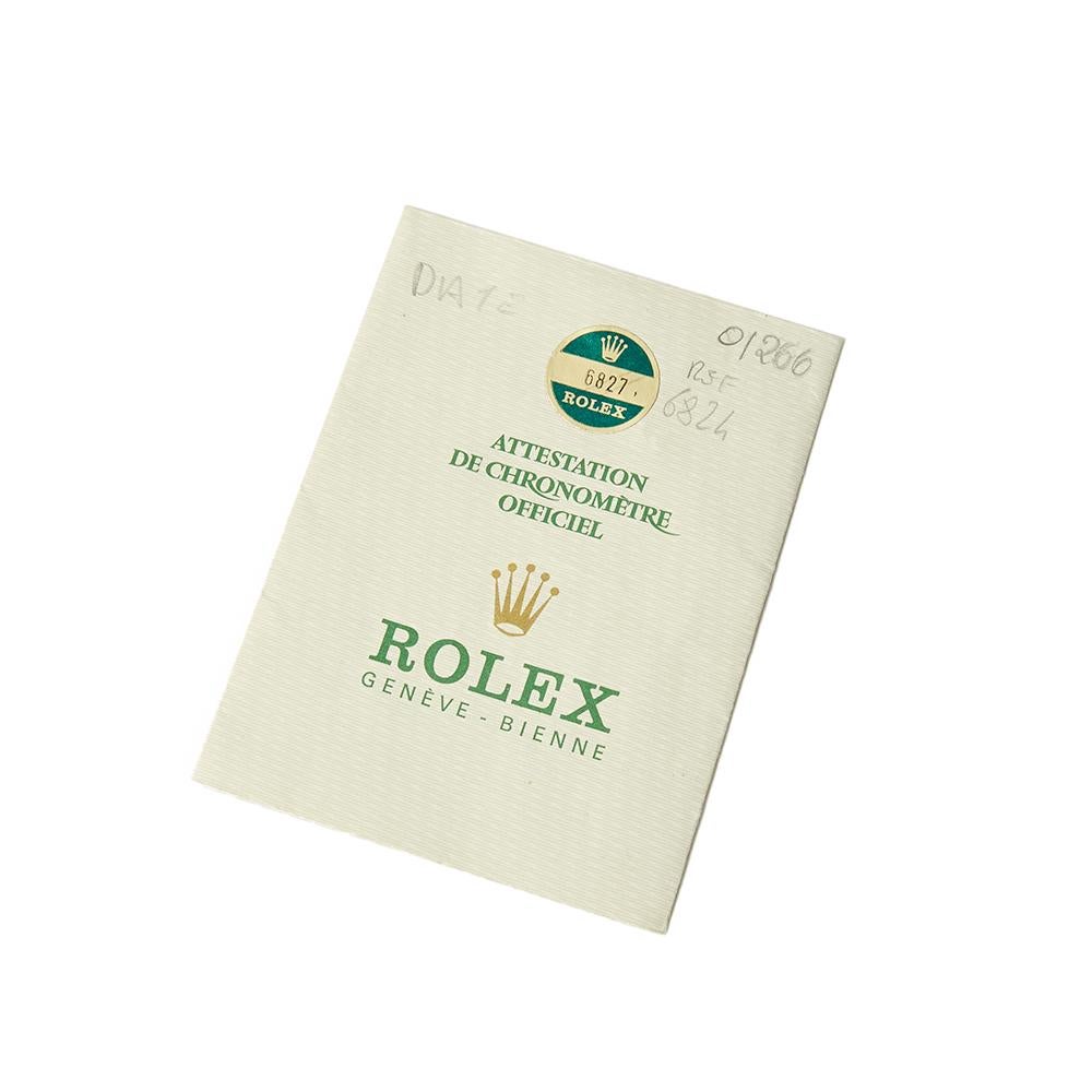 Rolex Oyster Perpetual Date 31 18 Karat Yellow Gold 6824 7