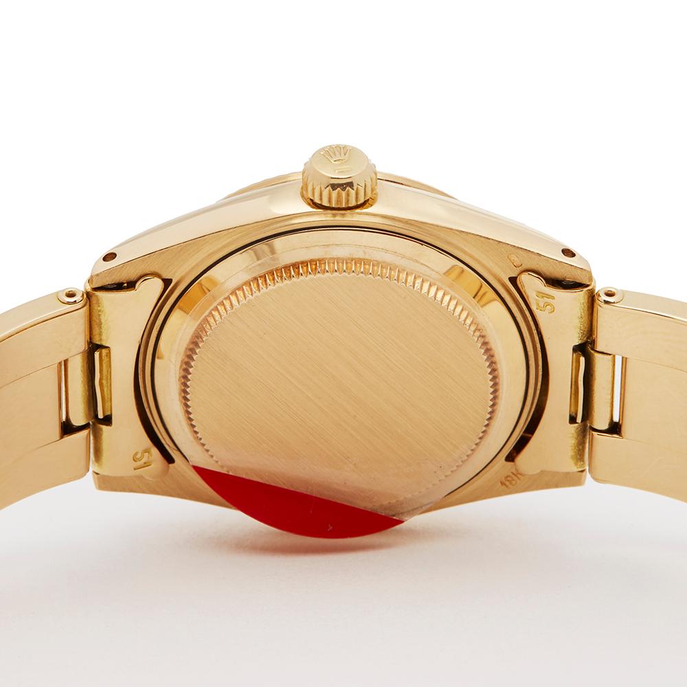 Rolex Oyster Perpetual Date 31 18 Karat Yellow Gold 6824 3