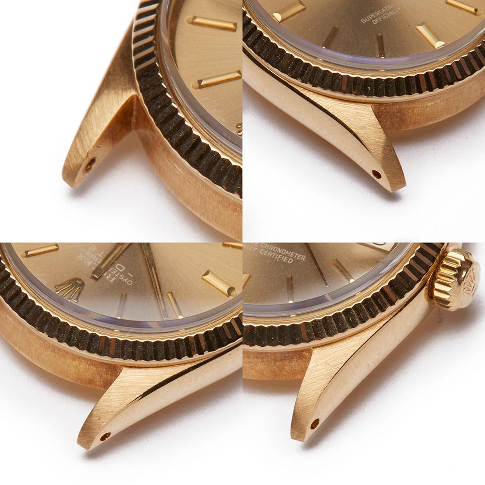 Rolex Oyster Perpetual Date 31 18 Karat Yellow Gold 6824 4