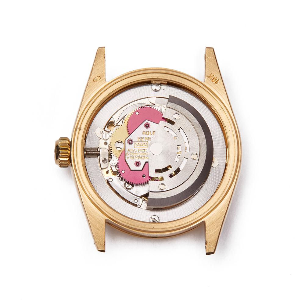 Rolex Oyster Perpetual Date 31 18 Karat Yellow Gold 6824 5