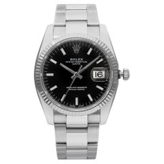 Reloj Rolex Oyster Perpetual Date 34 mm Acero Oro Blanco 18k Automático 115234