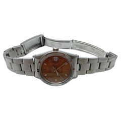 Rolex Oyster Perpetual Date chocolate dial 34mm