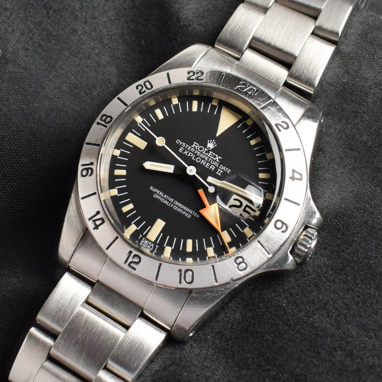 Brand: Vintage Rolex
Model: 1655
Year: 1972
Serial number: 35xxxxx
Reference: C02290; C03655

Case: Show heavy sign of wear with slight polish from previous; inner case back stamped 1655

Dial: Excellent Condition Tritium Matte Dial where the lumes