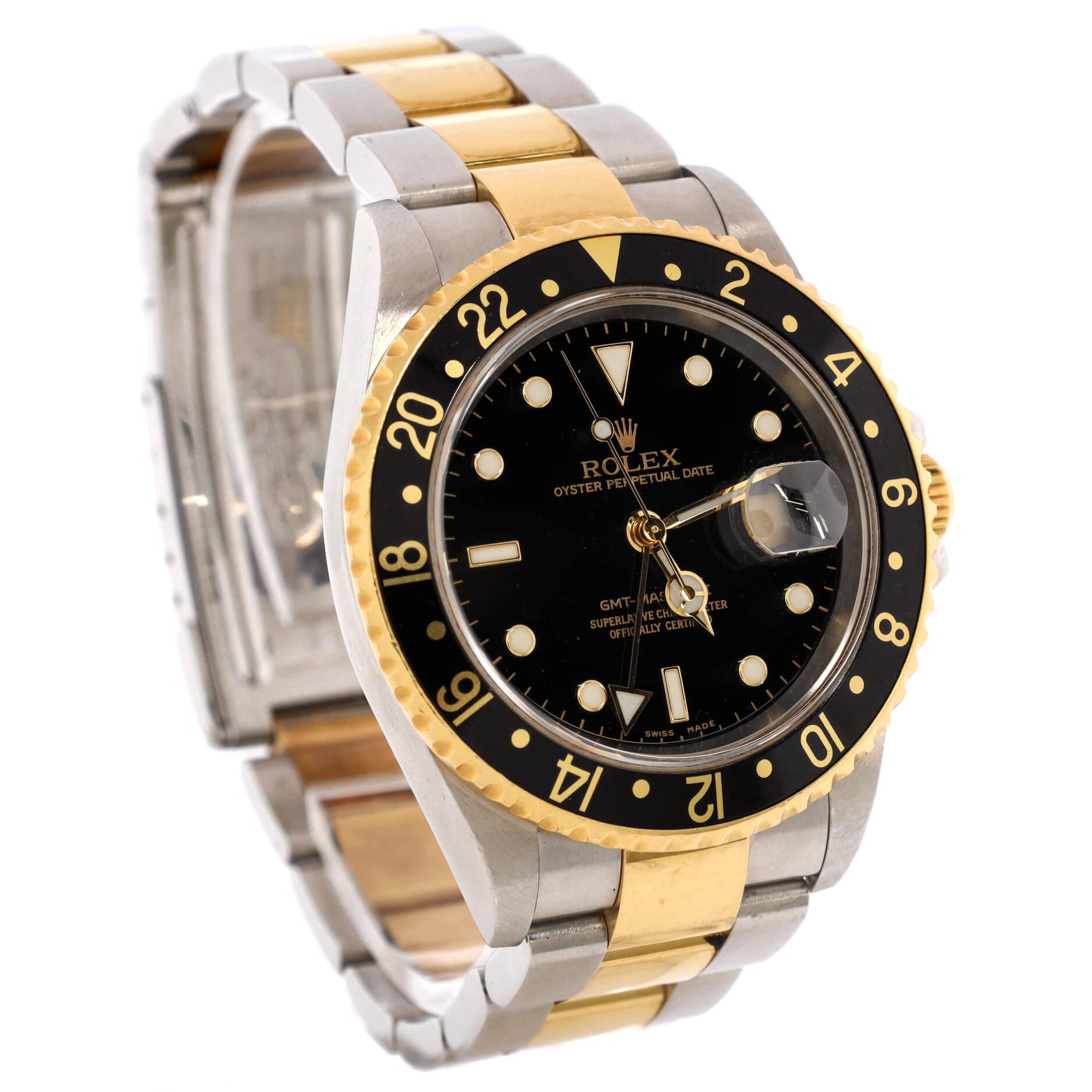 Rolex Oyster Perpetual Date GMT-Master II Automatic Watch Stainless Steel In Good Condition For Sale In New York, NY