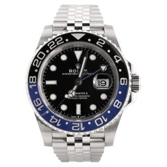 Used Rolex Oyster Perpetual Date GMT-Master II Batgirl Automatic Watch Stainless