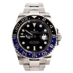 Rolex Oyster Perpetual Date GMT-Master II Batman Automatic Watch Stainless