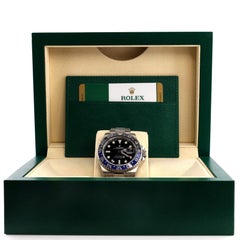 Rolex Oyster Perpetual Date GMT-Master II Batman Automatikuhr aus Edelstahl