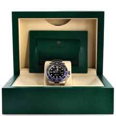 Rolex Oyster Perpetual Date GMT-Master II Batman Automatikuhr aus Edelstahl