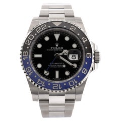 Rolex Oyster Perpetual Date GMT-Master II Batman Automatic Watch Stainless Steel
