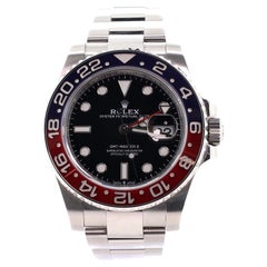 Rolex Oyster Perpetual Date GMT-Master II Pepsi Automatic Watch Stainless Steel
