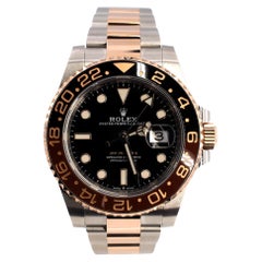 Rolex Oyster Perpetual Date GMT-Master II Rootbeer Automatic Watch Stainless