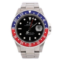 Rolex Oyster Perpetual Date GMT-Master Pepsi Automatic Watch Stainless Steel 40