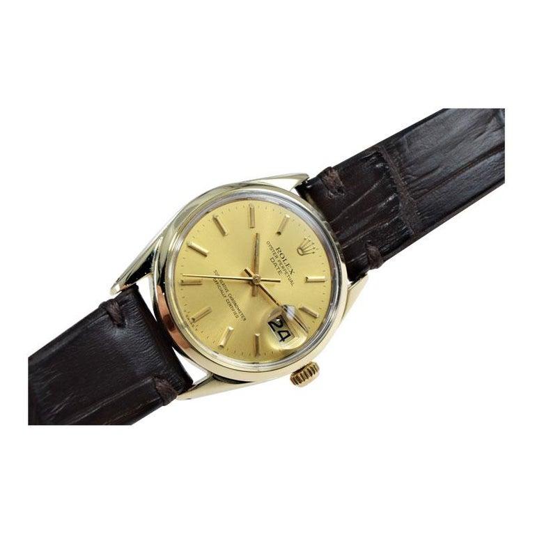 Rolex Oyster Perpetual Date Gold Shell Series in New Condition, circa 1972 2
