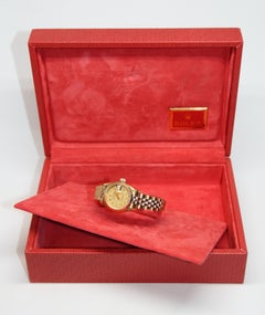 Montre Rolex Oyster Perpetual Date Just Lady en or 18 carats