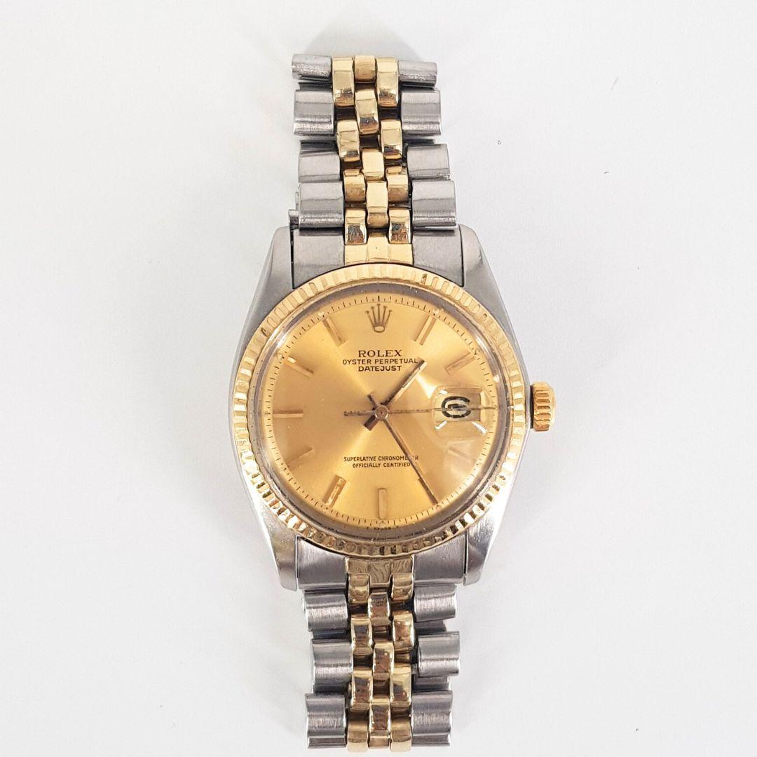 Women's or Men's Rolex Oyster Perpetual Date Just Two Tone