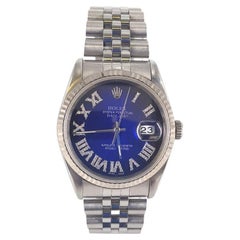 Rolex Oyster Perpetual Date Just Montre avec cadran en diamants