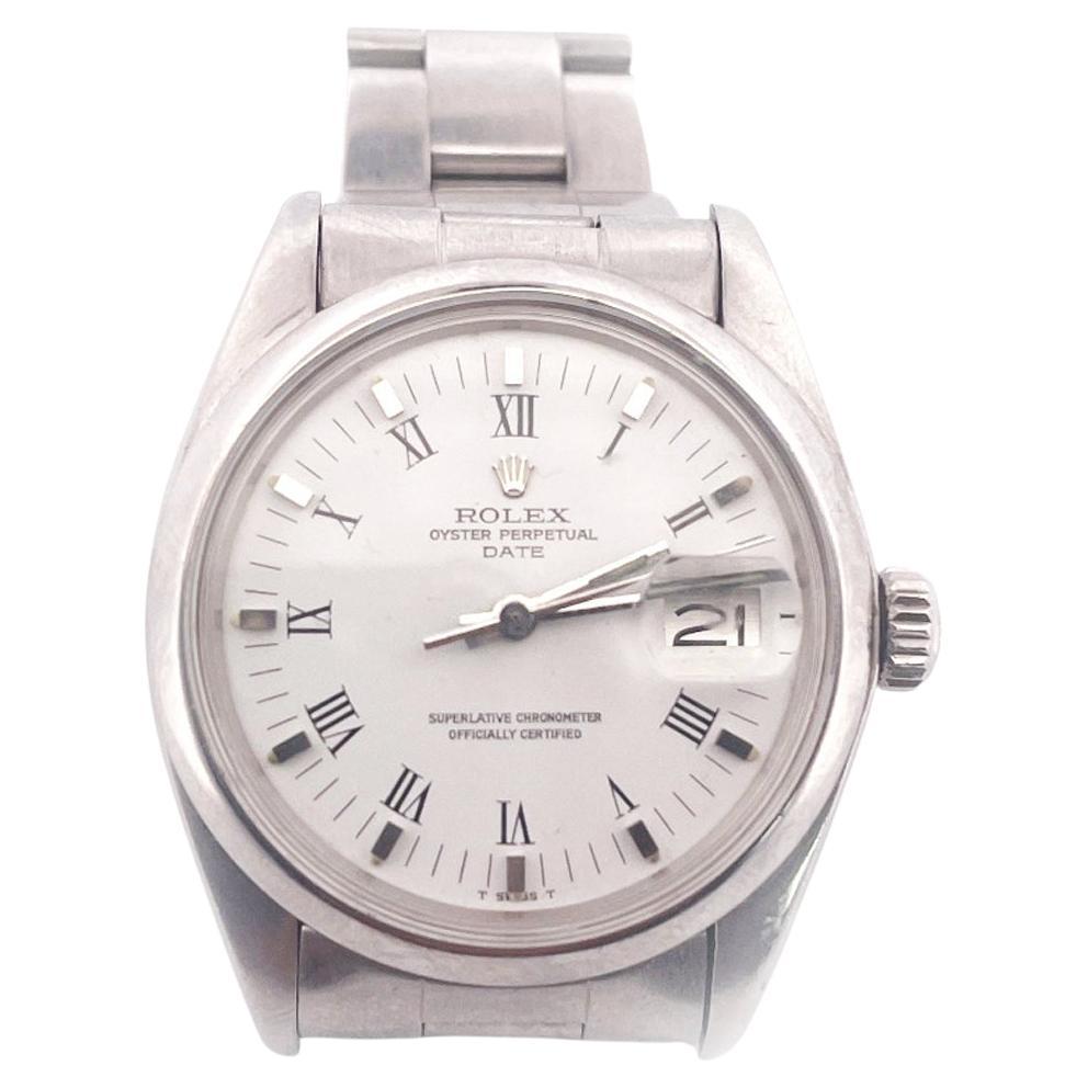 Rolex Oyster Perpetual Montre-bracelet à cadran numérique avec date et cadran