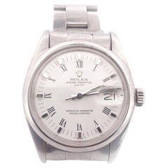 Rolex Oyster Perpetual Date Numeral Dial Wrist Watch