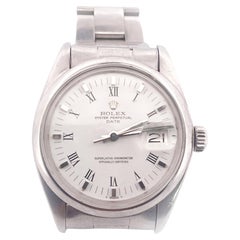 Vintage Rolex Oyster Perpetual Date Numeral Dial Wrist Watch