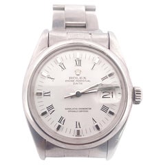 Rolex Oyster Perpetual Date Numeral Dial Wrist Watch