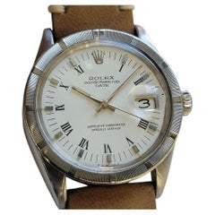 Rolex Oyster Perpetual Date ref 1500 34mm 1960s Mens Vintage Automatic RA773B