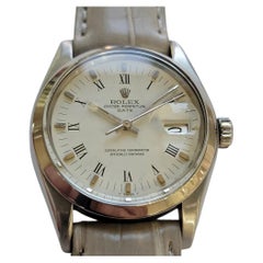 Rolex Oyster Perpetual Date Ref 1500 34mm 1970s Mens Vintage Automatic RA772B