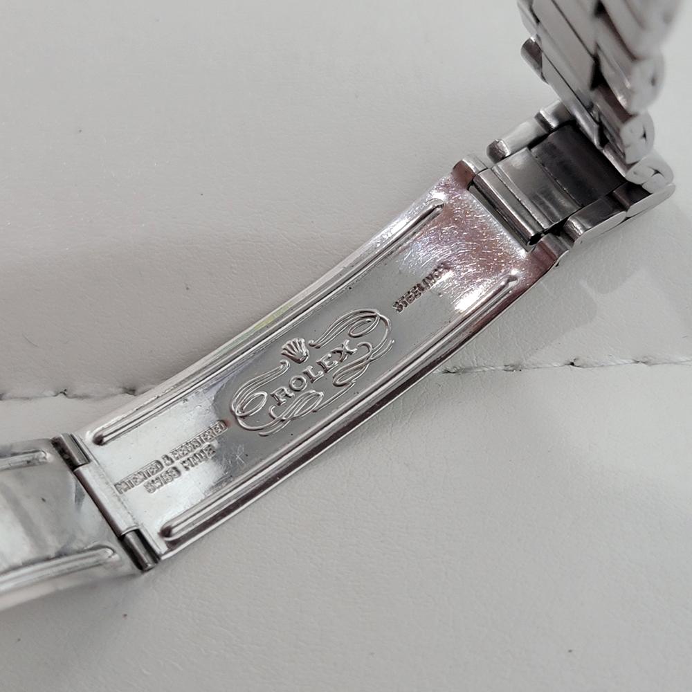 Rolex Oyster Perpetual Date Ref 1500 35mm Hombre Automático Años 60 Vintage RA566 en venta 6