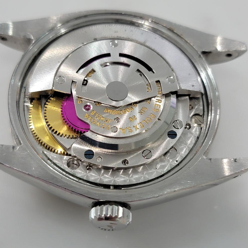 Rolex Oyster Perpetual Date Ref 1500 35mm Hombre Automático Años 60 Vintage RA566 en venta 8