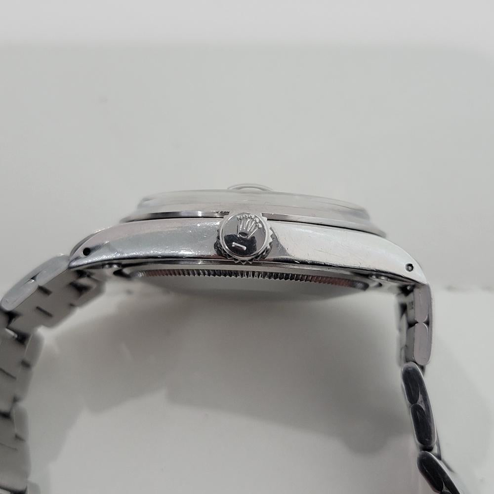 Rolex Oyster Perpetual Date Ref 1500 35mm Hombre Automático Años 60 Vintage RA566 en venta 4