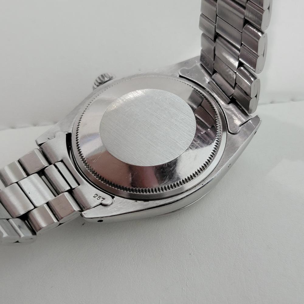 Rolex Oyster Perpetual Date Ref 1500 35mm Hombre Automático Años 60 Vintage RA566 en venta 5