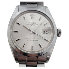 Rolex Oyster Perpetual Date Ref 1500 35mm Mens Automatic 1960s Vintage RA566
