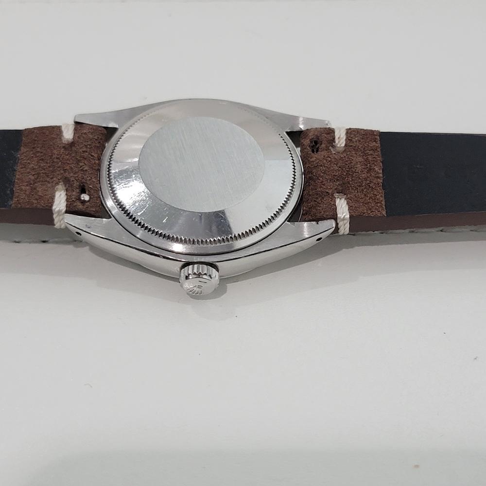 Rolex Oyster Perpetual Date Ref 1500 35mm Mens Automatic 1960s Vintage RA566B en venta 6