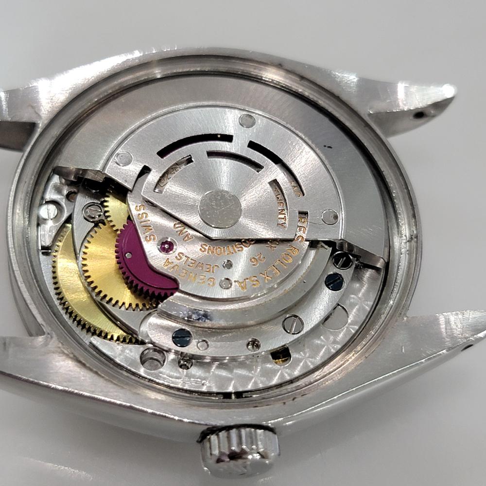 Rolex Oyster Perpetual Date Ref 1500 35mm Herren Automatik 1970er Vintage By RA542 im Angebot 9
