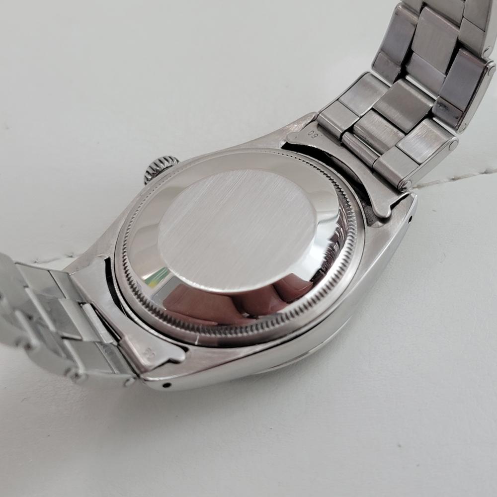 Rolex Oyster Perpetual Date 1500 35mm Mens Automatic 1970s All Original RA606 For Sale 5