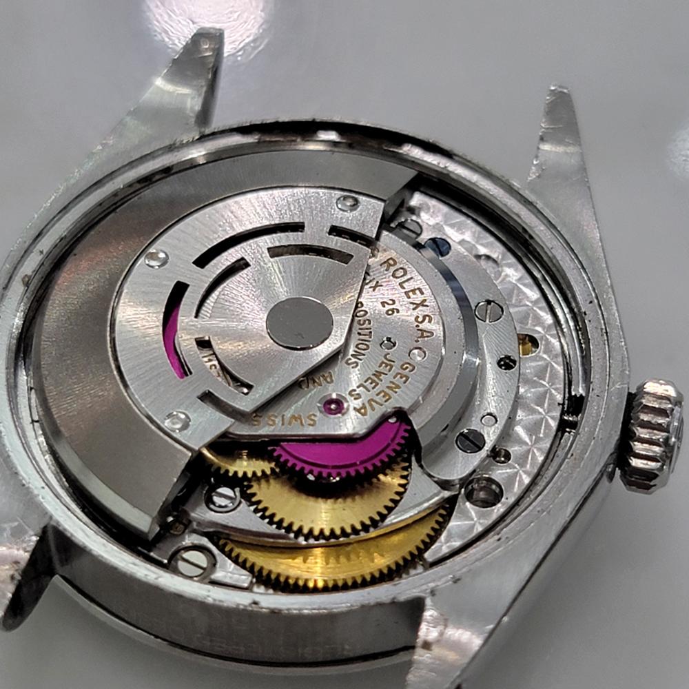 Rolex Oyster Perpetual Date Ref 1500 35mm Herren Automatik 1970er Vintage By RA607B im Angebot 8