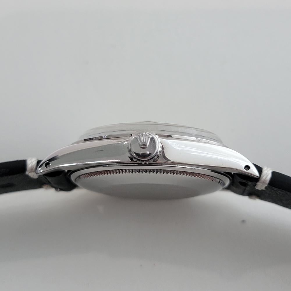Rolex Oyster Perpetual Date Ref 1500 35mm Herren Automatik 1970er Vintage By RA607B im Angebot 6