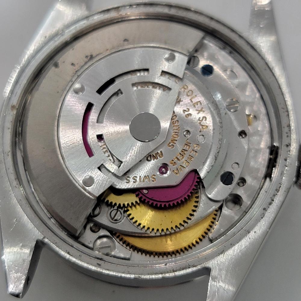 Rolex Oyster Perpetual Date Ref 1500 35mm Mens Automatic 1970s w Paper RA534 For Sale 7